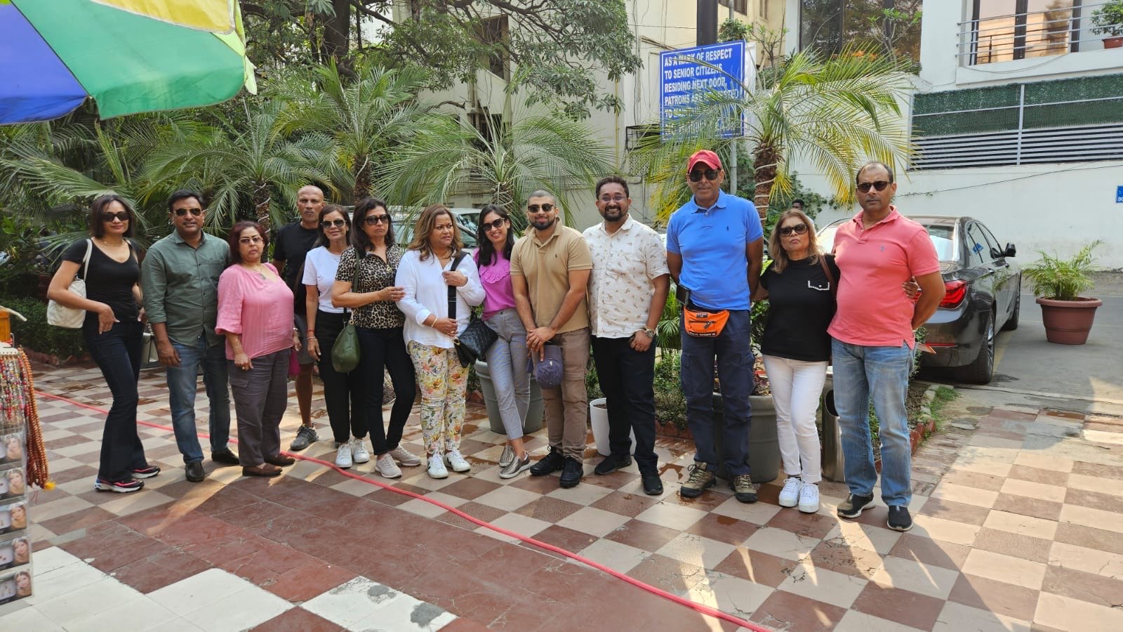 A Bout India group exploring the city together