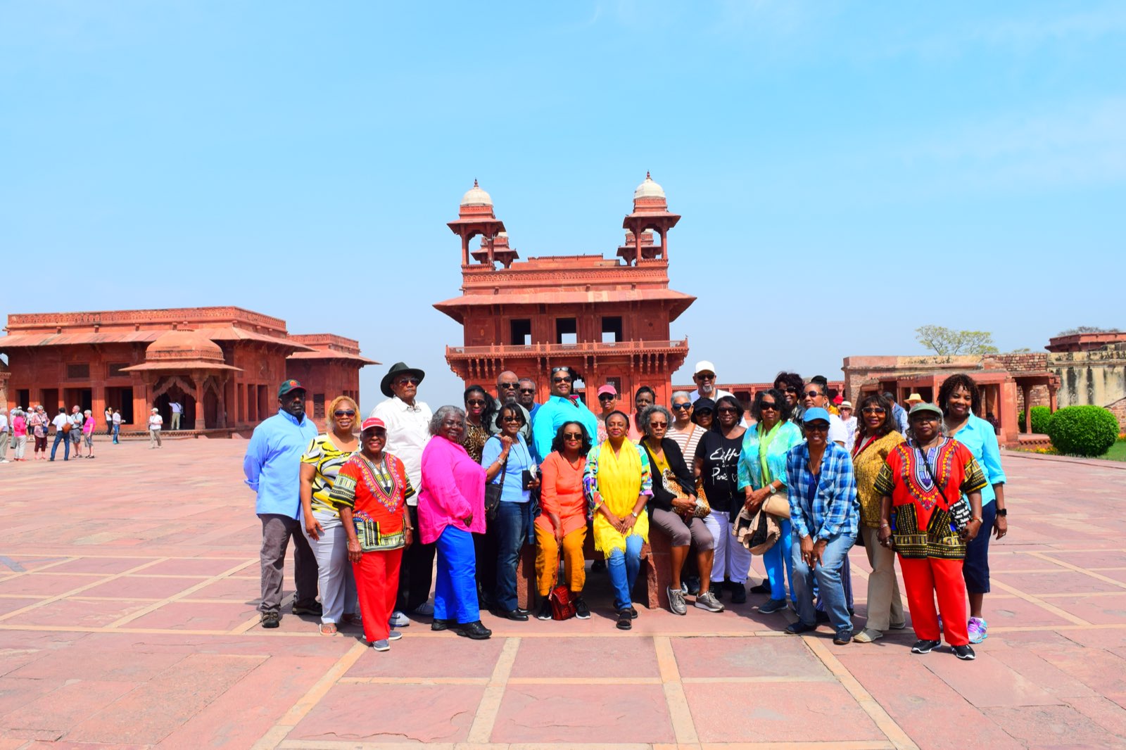 A Bout India group at Fatehpur Sikri, Agra
